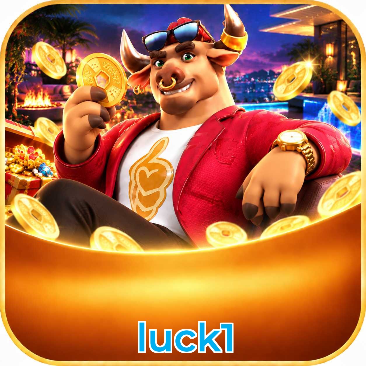 App luck1 na tela inicial do iPhone via PWA Safari